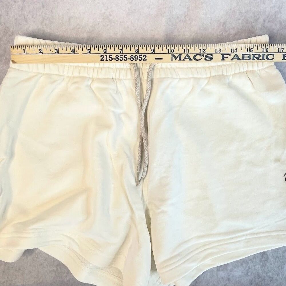 allbirds Sweat Shorts Womens 2XL White Cotton Hemp Knit Lounge Athleisure NEW! - Picture 9 of 12